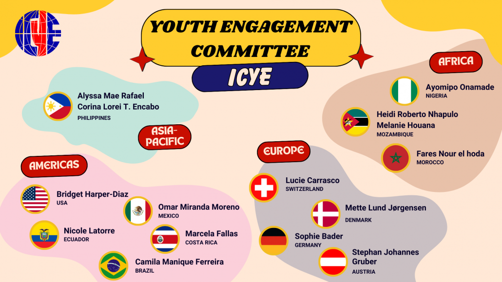 15 members of the YEC from all 4 regions